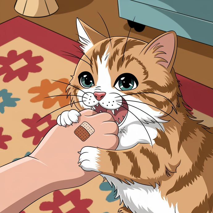 The reason why cats like to bite people lightly 