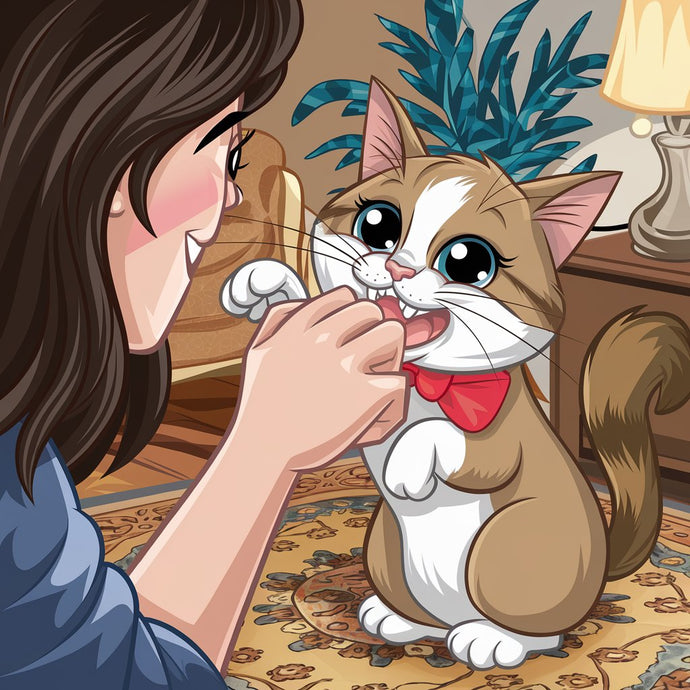 Improve cats’ habit of biting lightly 